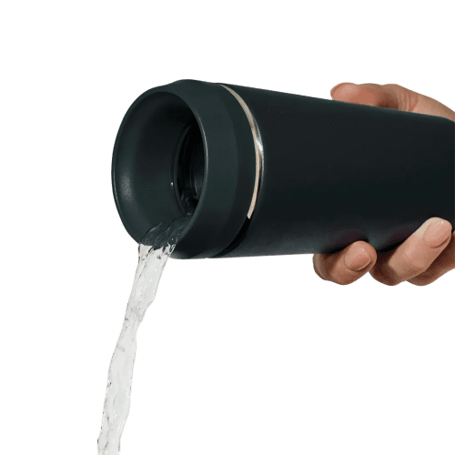 Lifestyle image of the Topl 354ml Recycled Steel To Go Tumbler from Total Merchandise