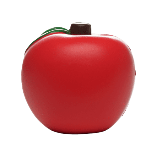 Customisable Stress Apple in Red printed with your company logo from Total Merchandise