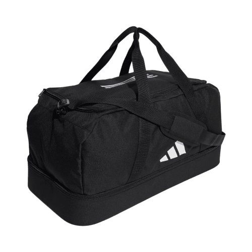 Branded Medium Adidas Tiro League Duffel Bag in Black from Total Merchandise