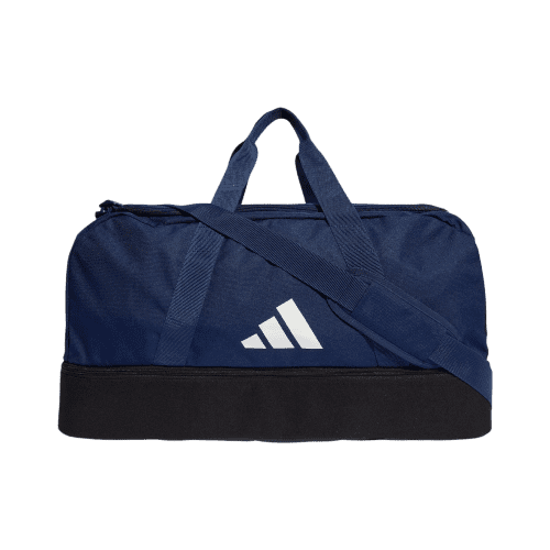 Logo printed Medium Adidas Tiro League Duffel Bag in Navy Blue/Black from Total Merchandise