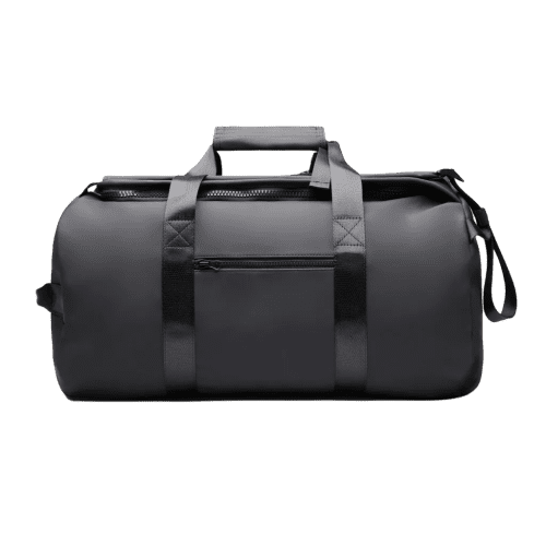 Custom Printed VINGA Baltimore Weekend Bag in Black branded with your logo from Total Merchandise
