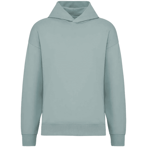 Native Spirit Coloured Unisex Oversized Hoodie in Jade Green