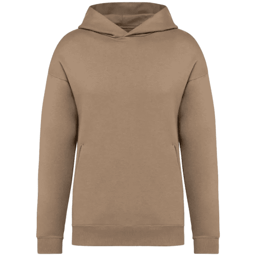 Native Spirit Coloured Unisex Oversized Hoodie in Driftwood
