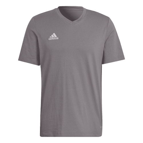 Custom Printed Adidas Entrada 22 T-Shirt in Grey personalised with your logo from Total Merchandise