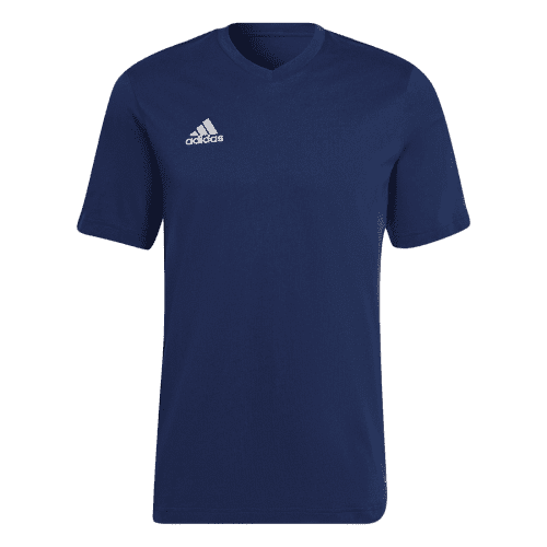 Promotional Adidas Entrada 22 T-Shirt in Navy personalised with your logo from Total Merchandise