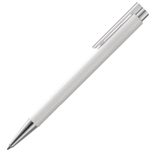 Custom Branded LAMY Logo M+ Ballpen in White printed with your logo from Total Merchandise