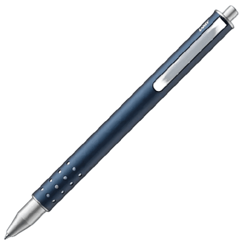 Customisable LAMY Swift 334 Ballpen in Blue customised with your logo from Total Merchandise