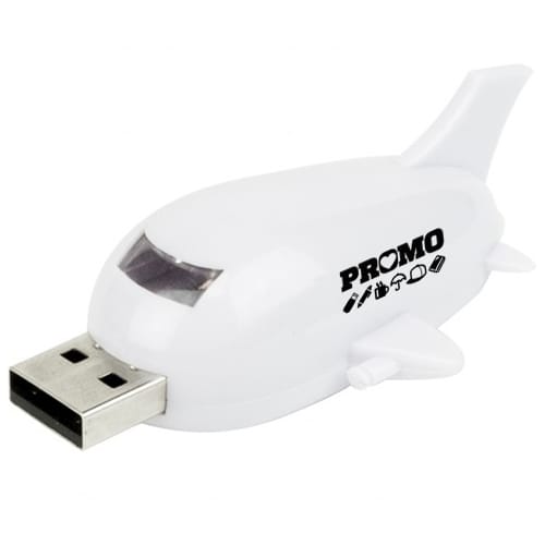 USB Aeroplane Flashdrives in White