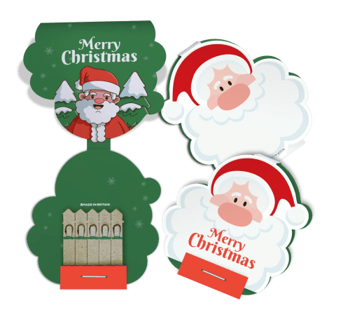 Promotional Santa Seedsticks with full colour print designed by Total Merachndise.