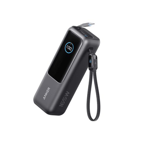 Branded Anker Power Bank 25,000 mAh with Retractable Cable from Total Merchandise