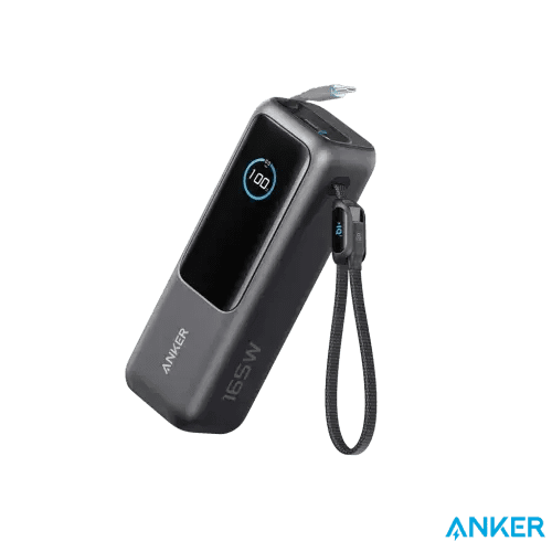Branded Anker Power Bank 25,000 mAh with Retractable Cable from Total Merchandise