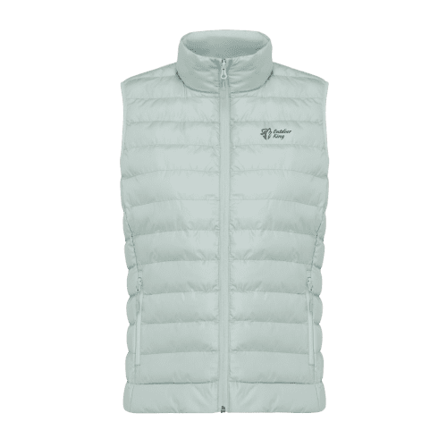 Branded Women's Meru Recycled Polyester Bodywarmer in Iceberg Green branded with your company logo