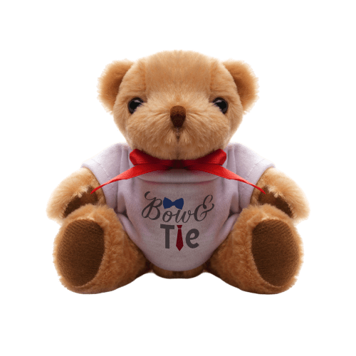 Branded Medium Jointed Teddy Bear with T-Shirt with a design from Total Merchandise