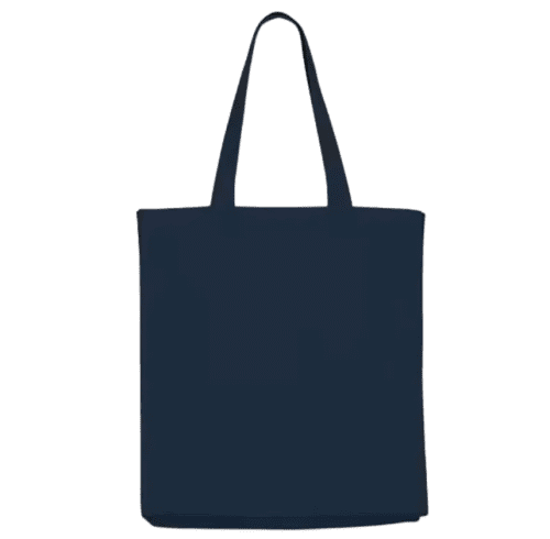 Custom Stanley/Stella Coloured Mid Tote Bag in French Navy with a design from Total Merchandise