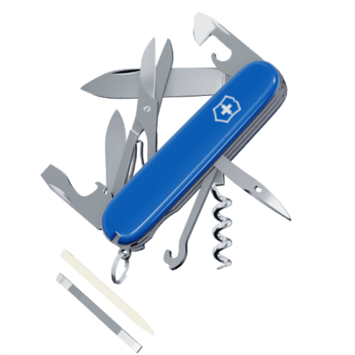 Victorinox Climber Pocket Knife Tool in Blue