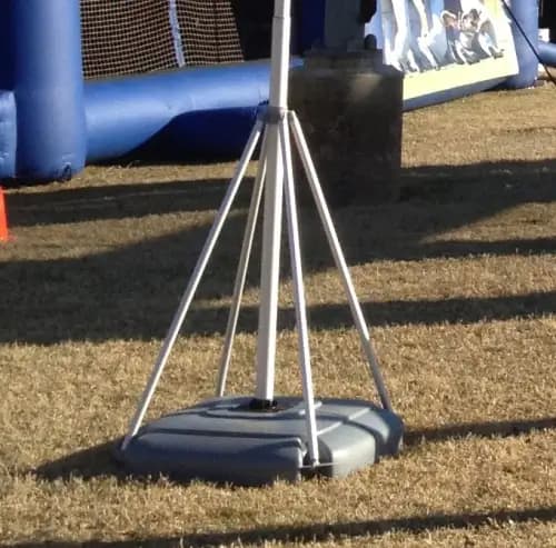 4m Double Sided Graphic Wind Dancer Flag Kit in White branded with your logo from Total Merchandise