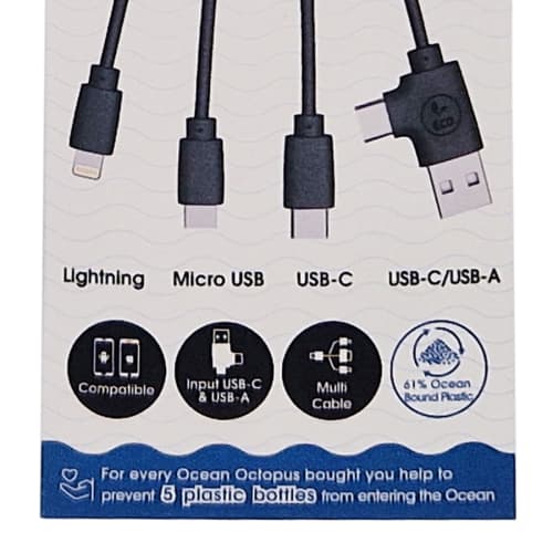 Xoopar Recycled Plastic Octopus Cable