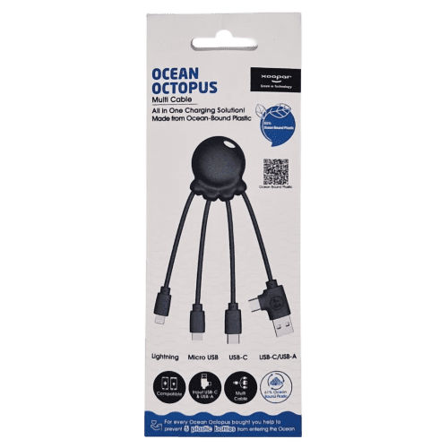 Xoopar Recycled Plastic Octopus Cable