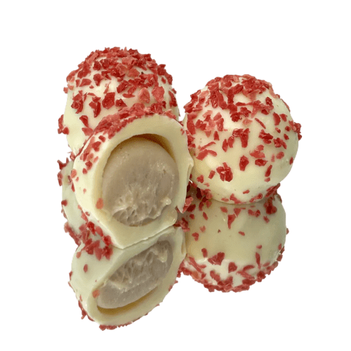 Promotional Keystone Truffle Box in White printed with your logo from Total Merchandise