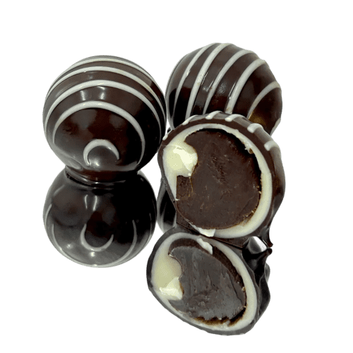 Logo Printed Keystone Truffle Box in White printed with your logo from Total Merchandise