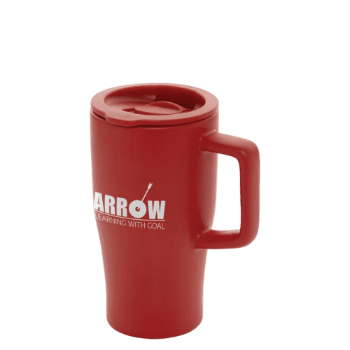 Custom Branded 490ml Ceramic Luxe Quencher Tumbler in Red branded from Total Merchandise