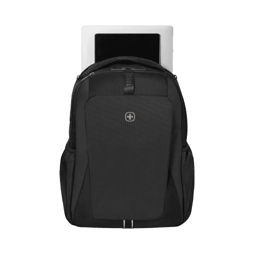 Customised Wenger XE Professional Backpack in Black branded with your logo from Total Merchandise