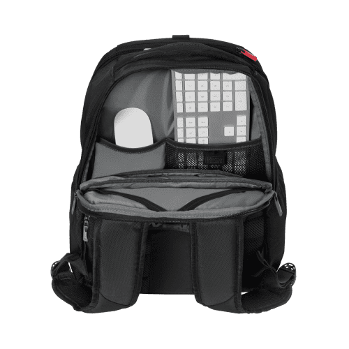 Logo Branded Wenger XE Professional Backpack in Black branded with your logo from Total Merchandise