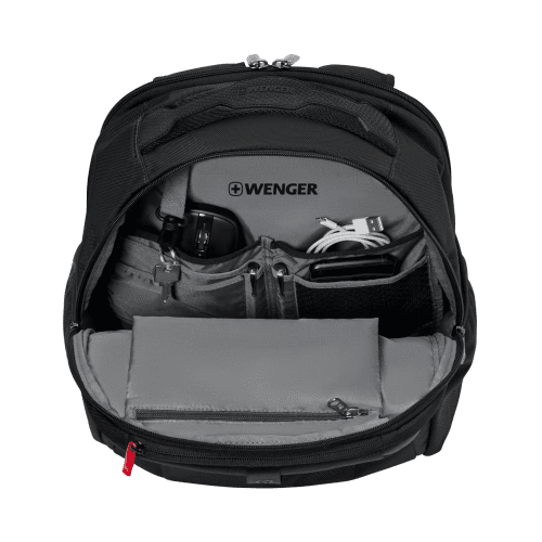 Promotional Wenger XE Professional Backpack in Black branded with your logo from Total Merchandise
