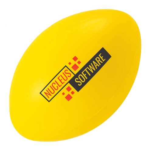 Stress Rugby Ball in Yellow