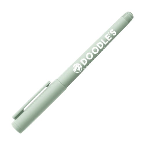 Promotional Aeris Recycled Plastic Monochrome Gel Pen in Sage from Total Merchandise