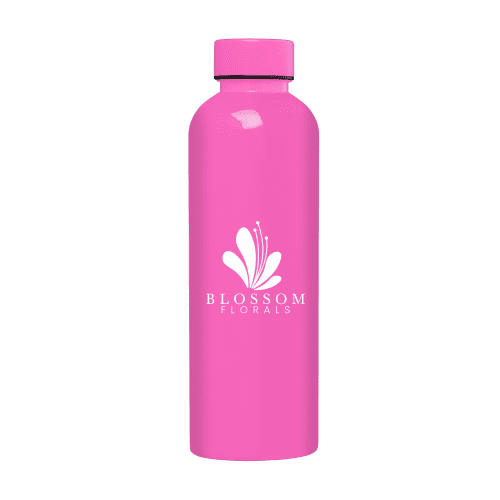 Customised rPET Glossy Monochrome Leakproof Bottle in Pink from Total Mercahndise