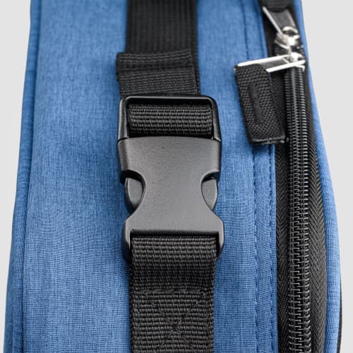 Close up image of the Helsinki rPET PEVA Lined Lunch Cooler Bag from Total Merchandise