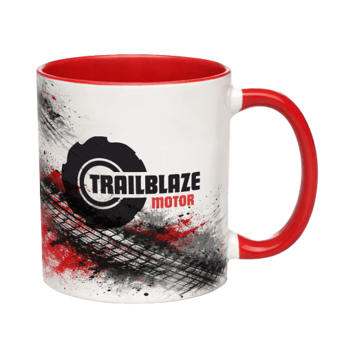 Cambridge Dual Colour Mugs in Red