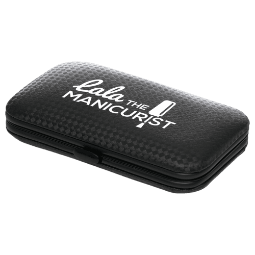 Custom Printed 7 Piece Manicure Set in Black printed with your company logo from Total Merchandise