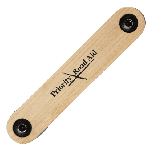 Customised Bike Repair Tool Kit in Natural branded with your company logo from Total Merchandise