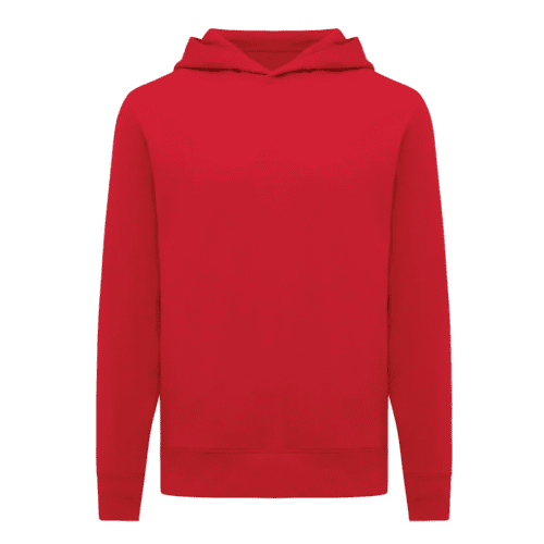 Iqonix Yengo Recycled Cotton Hoodie in Red