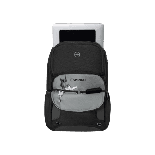 Inside the Wenger XE Tryal Backpack with a design from Total Merchandise