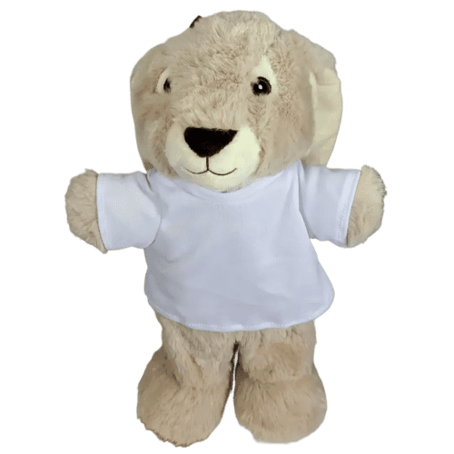 Custom Branded Rabbit Puppet in Grey/White printed with your company logo from Total Merchandise