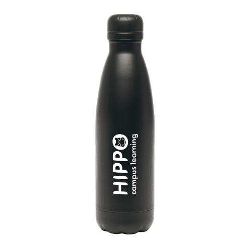 Personalised 500ml Ashford Vibe Water Bottle in Black printed with your logo from Total Merchandise
