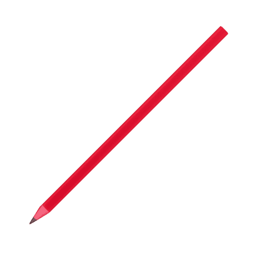 Custom Sustainable Recycled CD Case Pencil in Red from Total Merchandise