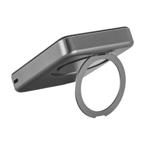 Branded 10,000mAh Magnetic Power Bank in Dark Grey branded with your logo from Total Merchandise