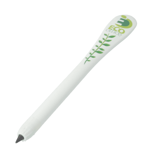 Custom Branded Ecoscribe Quill in White printed with your company logo from Total Merchandise