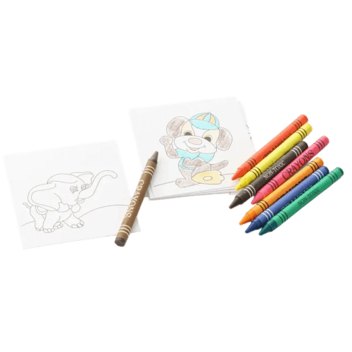 Customisable Kraft Paper Box Colouring Set in Natural branded with your logo from Total Merchandise