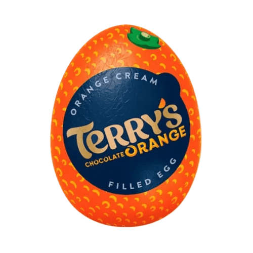 Personalised Mini Egg Box - Terry's Chocolate Orange Egg in White branded with your company logo