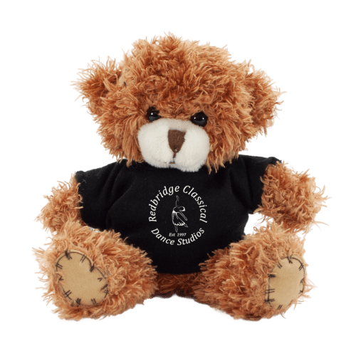 Logo branded 12cm Paw Bear with T-Shirt and a full colour design from Total Merchandise