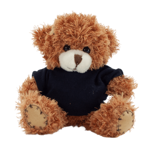 Logo branded 12cm Paw Bear with T-Shirt and a full colour design from Total Merchandise