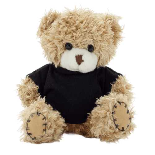 Logo branded 12cm Paw Bear with T-Shirt and a full colour design from Total Merchandise