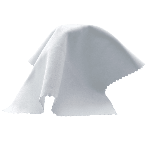 Custom Branded Express Microfibre Lens Cloth in White branded with your logo from Total Merchandise