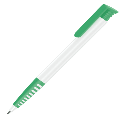 Promotional Albion Grip GRS Recycled Ballpen in Green branded with your logo from Total Merchandise