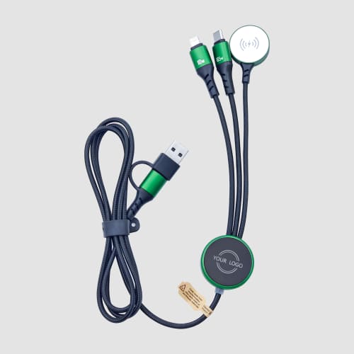 Eco 1.2M Light Speed Charging Cable in Green